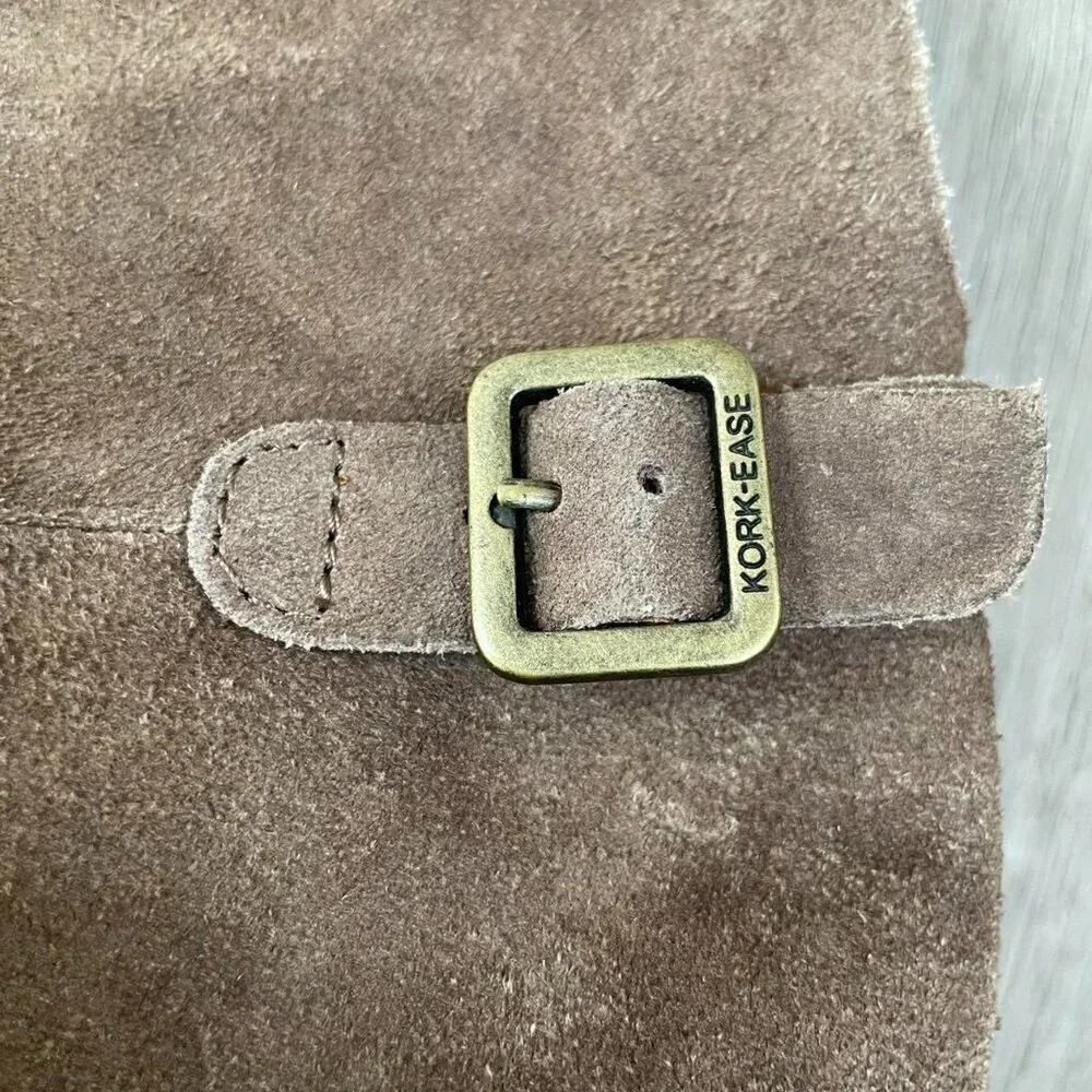 Kork Ease Addison Over The Knee Suede Leather Boots | Taupe Brown | Women’s size